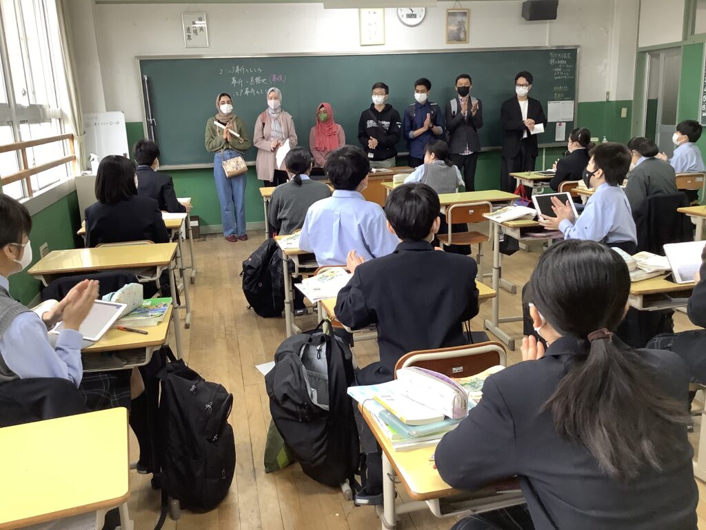 島根大学の留学生が来校されました