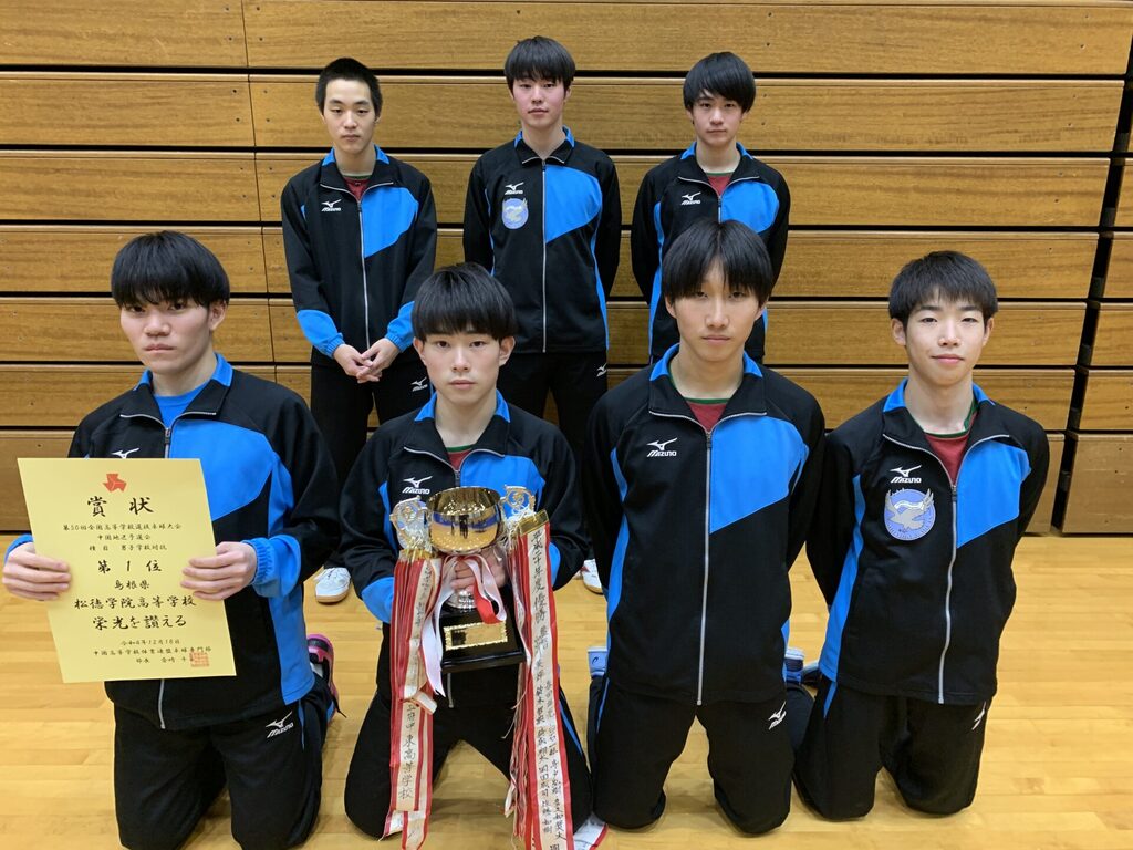 中国高校選抜卓球大会　優勝